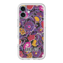 スリムプロテクションプレミアムケース［ ANNA SUI - ガーデンフワラー - マゼンタ ］