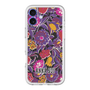 スリムプロテクションプレミアムケース［ ANNA SUI - ガーデンフワラー - マゼンタ ］