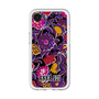 スリムプロテクションプレミアムケース［ ANNA SUI - ガーデンフワラー - マゼンタ ］