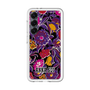 スリムプロテクションプレミアムケース［ ANNA SUI - ガーデンフワラー - マゼンタ ］