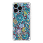 スリムプロテクションプレミアムケース［ ANNA SUI - ガーデンフワラー - シアン ］