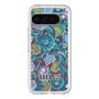 スリムプロテクションプレミアムケース［ ANNA SUI - ガーデンフワラー - シアン ］