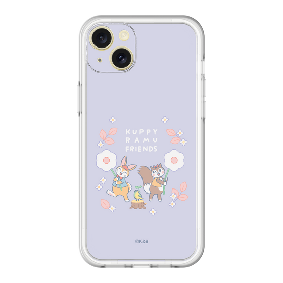スリムプロテクションプレミアムケース［ クピラムフレンズ - フラワー ］
