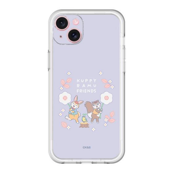 スリムプロテクションプレミアムケース［ クピラムフレンズ - フラワー ］