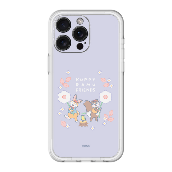 スリムプロテクションプレミアムケース［ クピラムフレンズ - フラワー ］