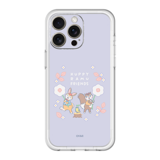 スリムプロテクションプレミアムケース［ クピラムフレンズ - フラワー ］