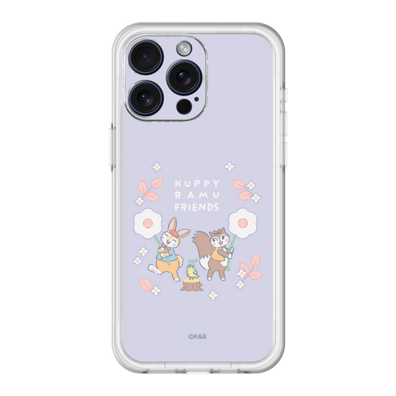 スリムプロテクションプレミアムケース［ クピラムフレンズ - フラワー ］
