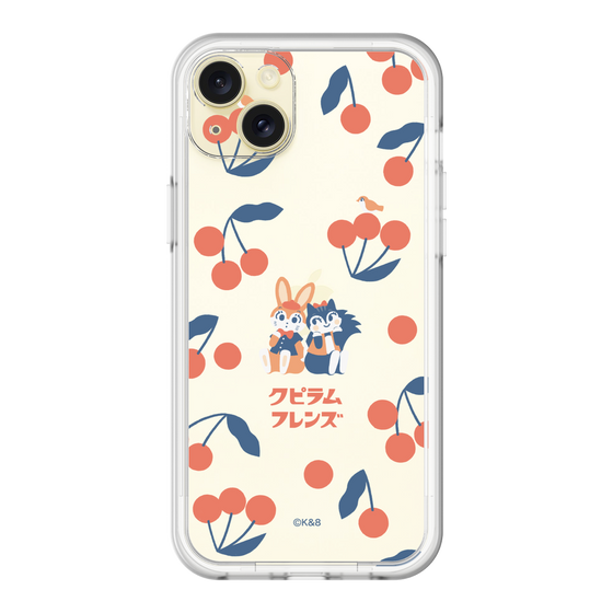 スリムプロテクションプレミアムケース［ クピラムフレンズ - チェリー ］
