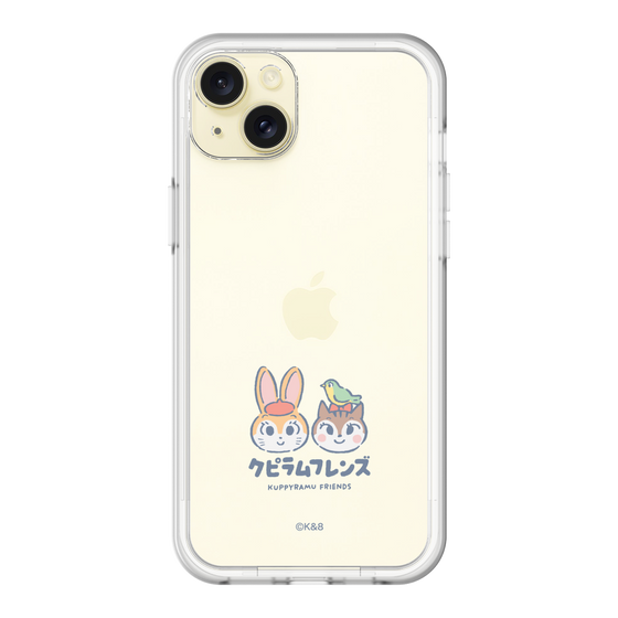 スリムプロテクションプレミアムケース［ クピラムフレンズ - ロゴ - 仲良し ］