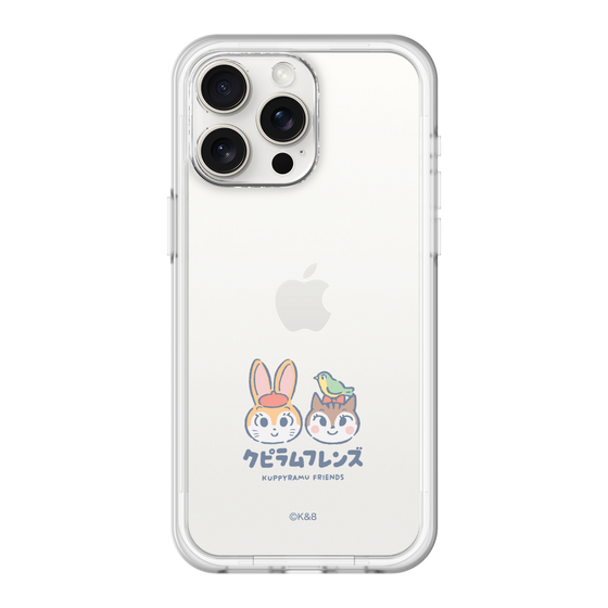 スリムプロテクションプレミアムケース［ クピラムフレンズ - ロゴ - 仲良し ］