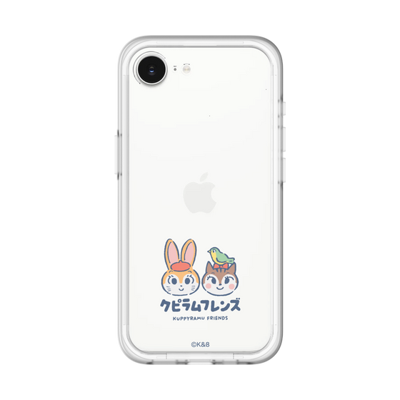 スリムプロテクションプレミアムケース［ クピラムフレンズ - ロゴ - 仲良し ］