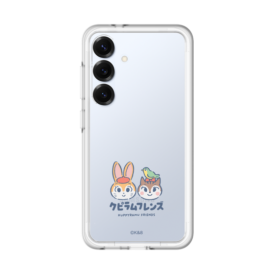 スリムプロテクションプレミアムケース［ クピラムフレンズ - ロゴ - 仲良し ］