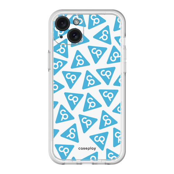 スリムプロテクションプレミアムケース［ オリジナル - CASEPLAYロゴマーク - ライトブルー ］
