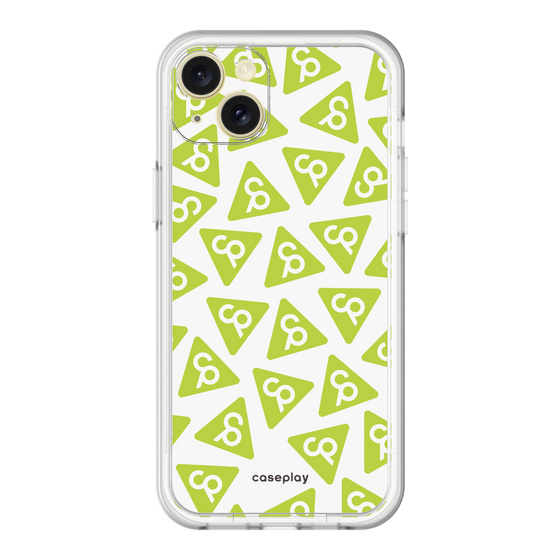 スリムプロテクションプレミアムケース［ オリジナル - CASEPLAYロゴマーク - グリーン ］