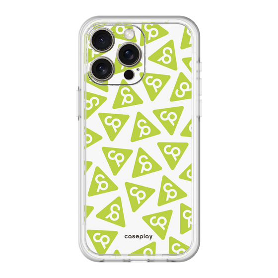 スリムプロテクションプレミアムケース［ オリジナル - CASEPLAYロゴマーク - グリーン ］