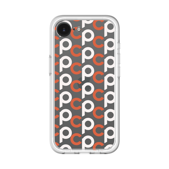 スリムプロテクションプレミアムケース［ オリジナル - CASEPLAYイニシャル総柄 - オレンジ ］
