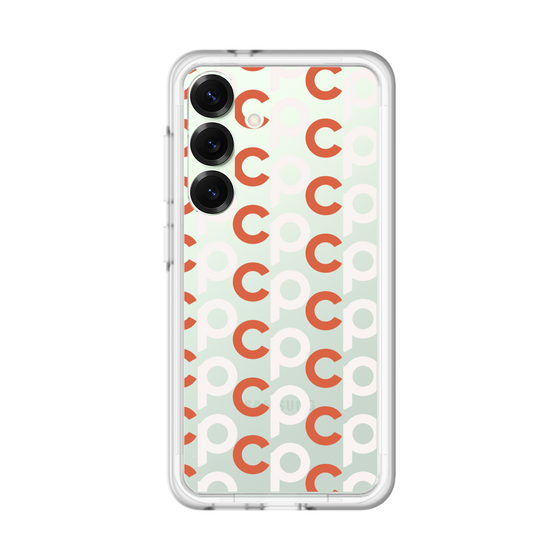 スリムプロテクションプレミアムケース［ オリジナル - CASEPLAYイニシャル総柄 - オレンジ ］