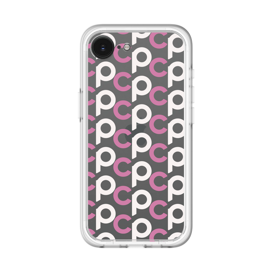スリムプロテクションプレミアムケース［ オリジナル - CASEPLAYイニシャル総柄 - ピンク ］