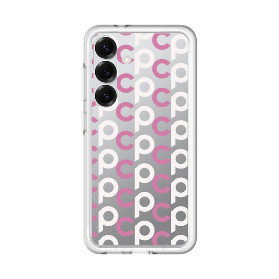 スリムプロテクションプレミアムケース［ オリジナル - CASEPLAYイニシャル総柄 - ピンク ］