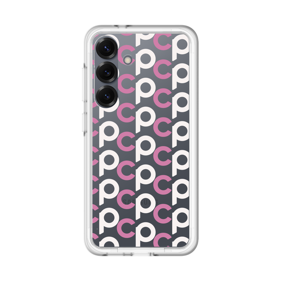 スリムプロテクションプレミアムケース［ オリジナル - CASEPLAYイニシャル総柄 - ピンク ］