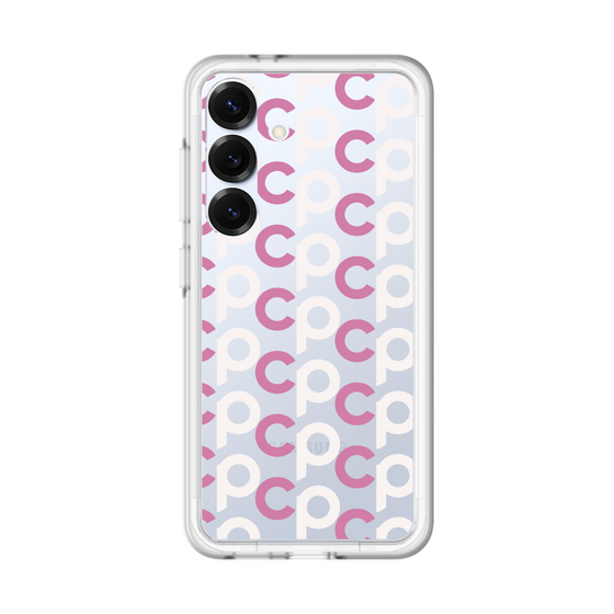 スリムプロテクションプレミアムケース［ オリジナル - CASEPLAYイニシャル総柄 - ピンク ］