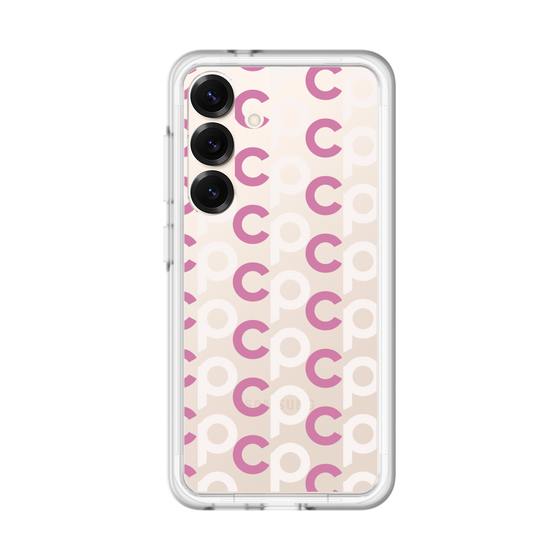 スリムプロテクションプレミアムケース［ オリジナル - CASEPLAYイニシャル総柄 - ピンク ］