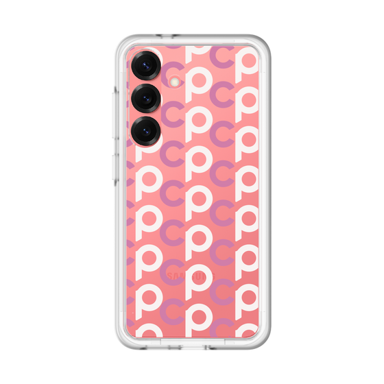 スリムプロテクションプレミアムケース［ オリジナル - CASEPLAYイニシャル総柄 - ピンク ］