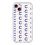 スリムプロテクションプレミアムケース［ オリジナル - CASEPLAYイニシャル総柄 - ネイビー ］