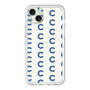 スリムプロテクションプレミアムケース［ オリジナル - CASEPLAYイニシャル総柄 - ネイビー ］
