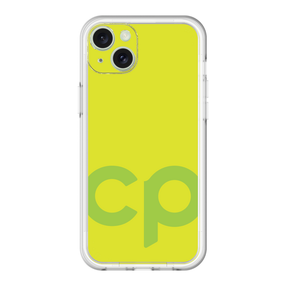 スリムプロテクションプレミアムケース［ オリジナル - CASEPLAYイニシャル - グリーン ］