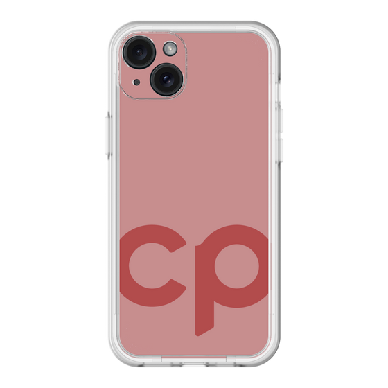 スリムプロテクションプレミアムケース［ オリジナル - CASEPLAYイニシャル - レッド ］