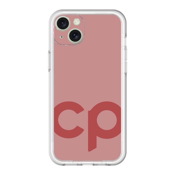 スリムプロテクションプレミアムケース［ オリジナル - CASEPLAYイニシャル - レッド ］