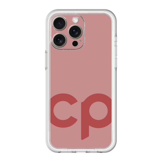 スリムプロテクションプレミアムケース［ オリジナル - CASEPLAYイニシャル - レッド ］