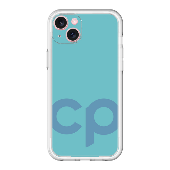 スリムプロテクションプレミアムケース［ オリジナル - CASEPLAYイニシャル - ライトブルー ］
