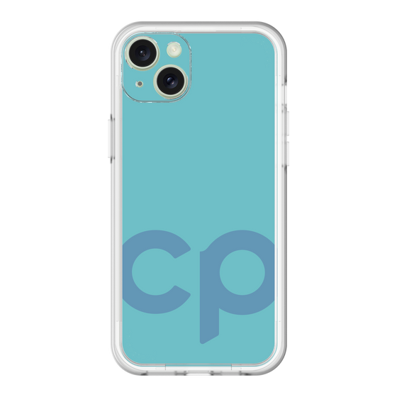 スリムプロテクションプレミアムケース［ オリジナル - CASEPLAYイニシャル - ライトブルー ］