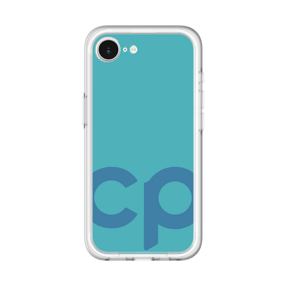 スリムプロテクションプレミアムケース［ オリジナル - CASEPLAYイニシャル - ライトブルー ］