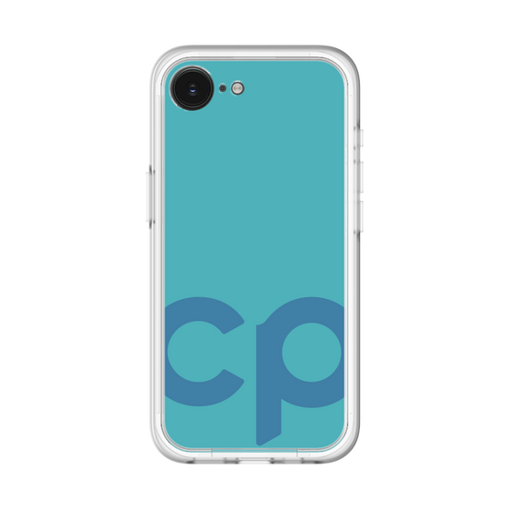スリムプロテクションプレミアムケース［ オリジナル - CASEPLAYイニシャル - ライトブルー ］