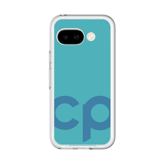 スリムプロテクションプレミアムケース［ オリジナル - CASEPLAYイニシャル - ライトブルー ］