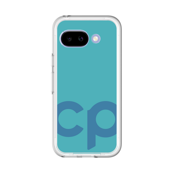 スリムプロテクションプレミアムケース［ オリジナル - CASEPLAYイニシャル - ライトブルー ］