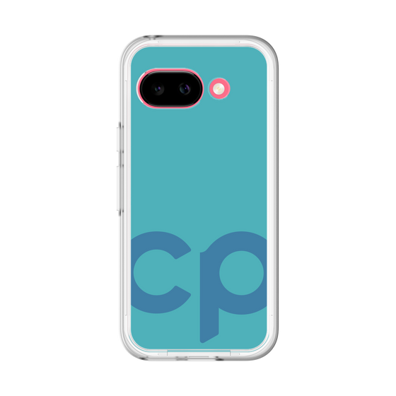 スリムプロテクションプレミアムケース［ オリジナル - CASEPLAYイニシャル - ライトブルー ］