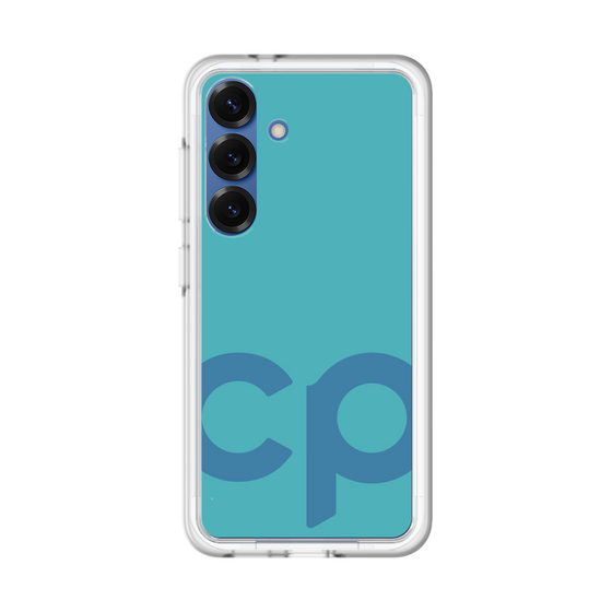 スリムプロテクションプレミアムケース［ オリジナル - CASEPLAYイニシャル - ライトブルー ］