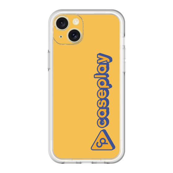 スリムプロテクションプレミアムケース［ オリジナル - CASEPLAYロゴタイプ - オレンジ ］