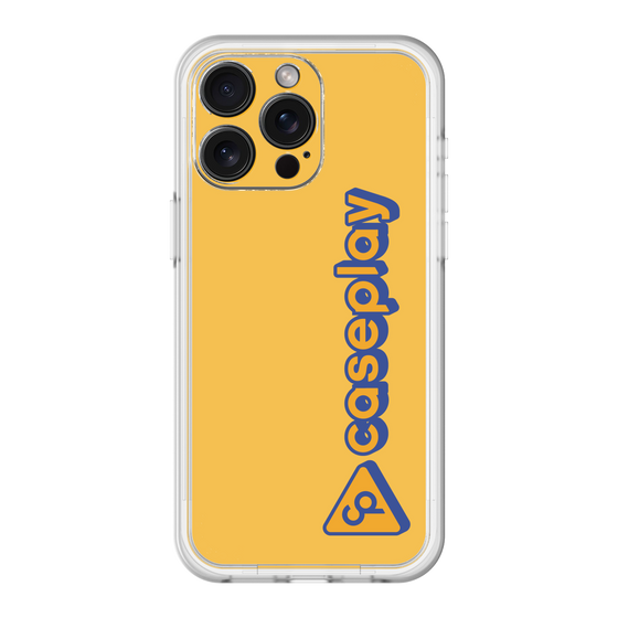 スリムプロテクションプレミアムケース［ オリジナル - CASEPLAYロゴタイプ - オレンジ ］