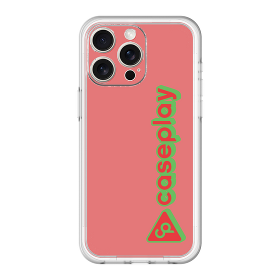 スリムプロテクションプレミアムケース［ オリジナル - CASEPLAYロゴタイプ - レッド ］