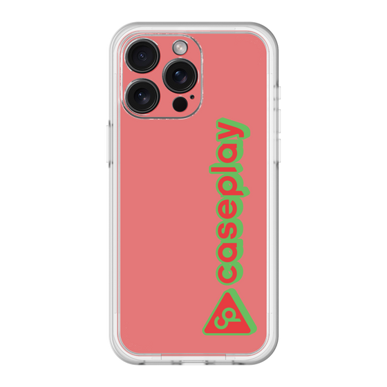スリムプロテクションプレミアムケース［ オリジナル - CASEPLAYロゴタイプ - レッド ］
