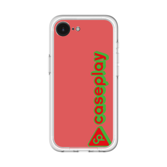スリムプロテクションプレミアムケース［ オリジナル - CASEPLAYロゴタイプ - レッド ］