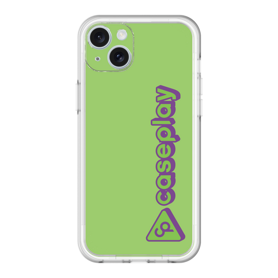 スリムプロテクションプレミアムケース［ オリジナル - CASEPLAYロゴタイプ - グリーン ］