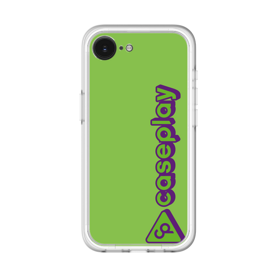 スリムプロテクションプレミアムケース［ オリジナル - CASEPLAYロゴタイプ - グリーン ］
