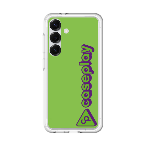 スリムプロテクションプレミアムケース［ オリジナル - CASEPLAYロゴタイプ - グリーン ］