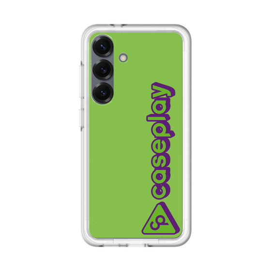スリムプロテクションプレミアムケース［ オリジナル - CASEPLAYロゴタイプ - グリーン ］